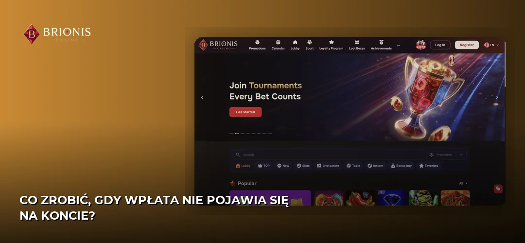 Zrzut ekranu strony Brionis